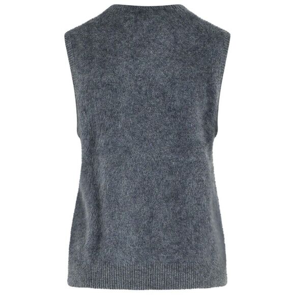 Lisa Yang 'Yasmine' Graphite Cashmere Vest Women - Picture 3 of 3